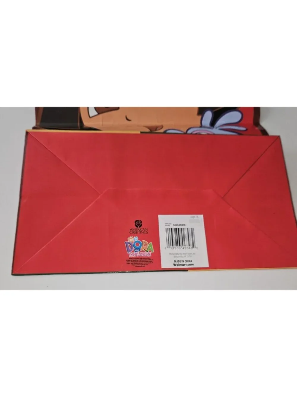 Dora Explorer Gift Bag Merry Christmas Feliz Navidad 12.5